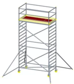 Item - Hliníková věž o šířce 1,3 m, výšce podlahy 5,3 m