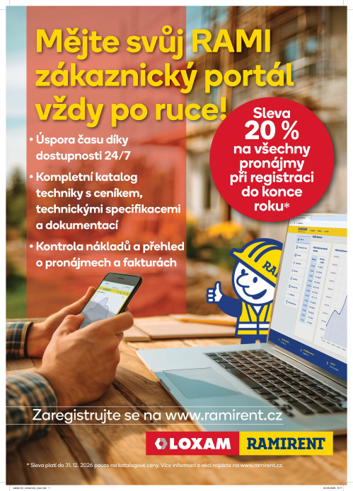 Přichází RAMI zákaznický portál. Všechny informace vždy po ruce