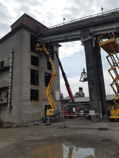 Repair of the Třinecké železárny bridge