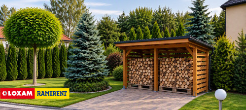 How to build a wood shed where the wood will dry out
