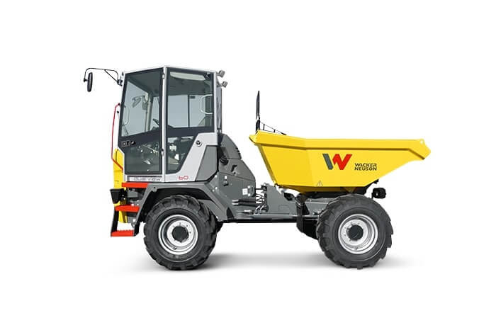 Wheeled dumper - load capacity 4.1 t and more