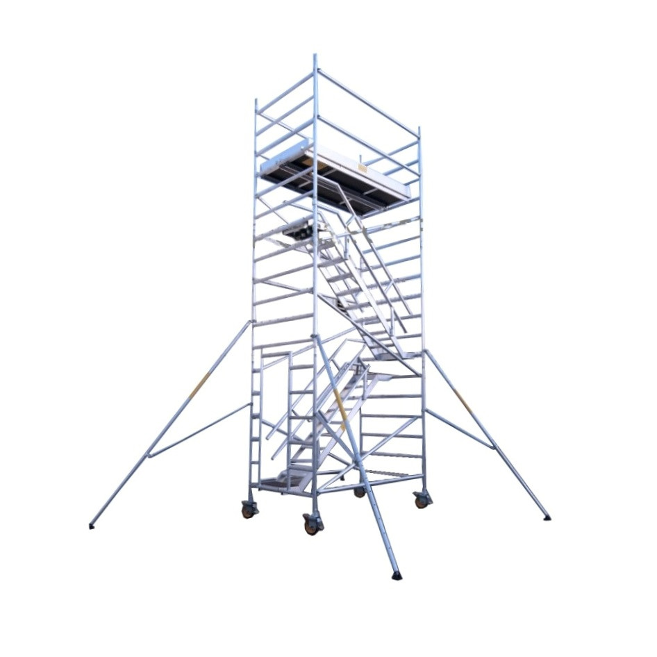 Hliníková schodišťová věž 1,3x2,5x4,3 m