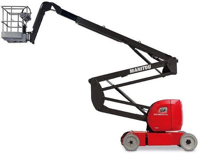 Articulated electric platform 17 m