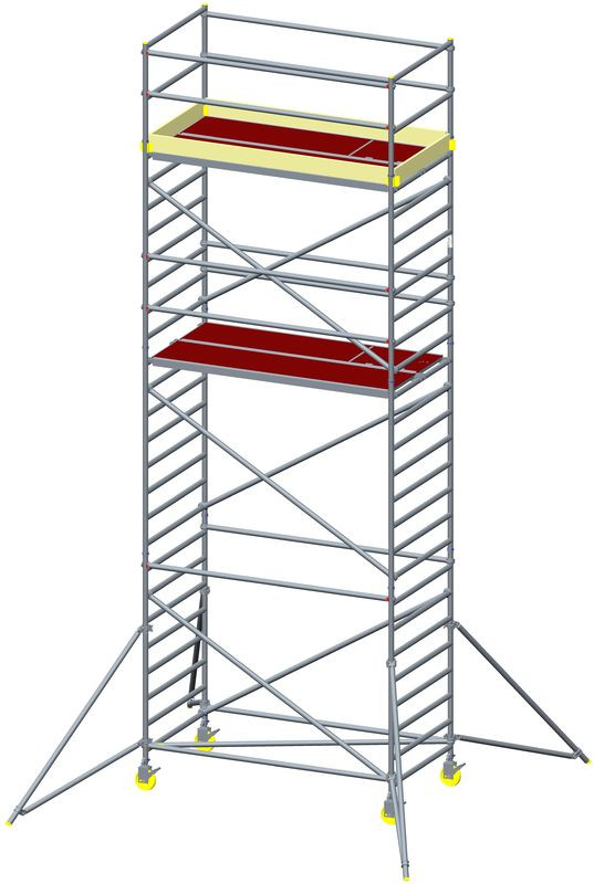 Aluminum tower - width 0.7 m, floor height up to 8.3 m